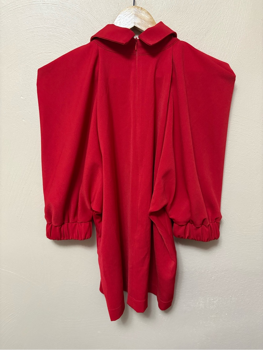Julia Allert Designer Red Blouse Size Small - Picture 11 of 15